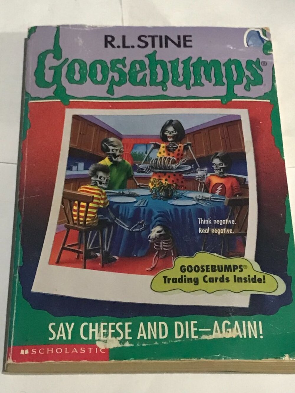 Goosebumps #44 Say Cheese and Die Again R L Stine 1996 First True Print